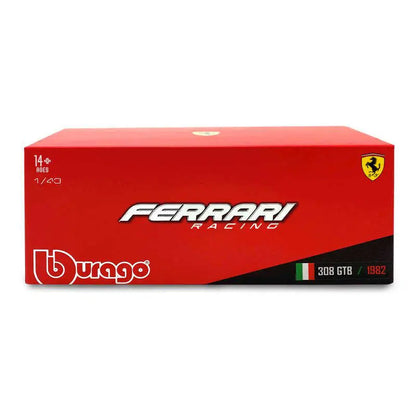 FERRARI RACING 308 GTB 1982 DieCast  metal car