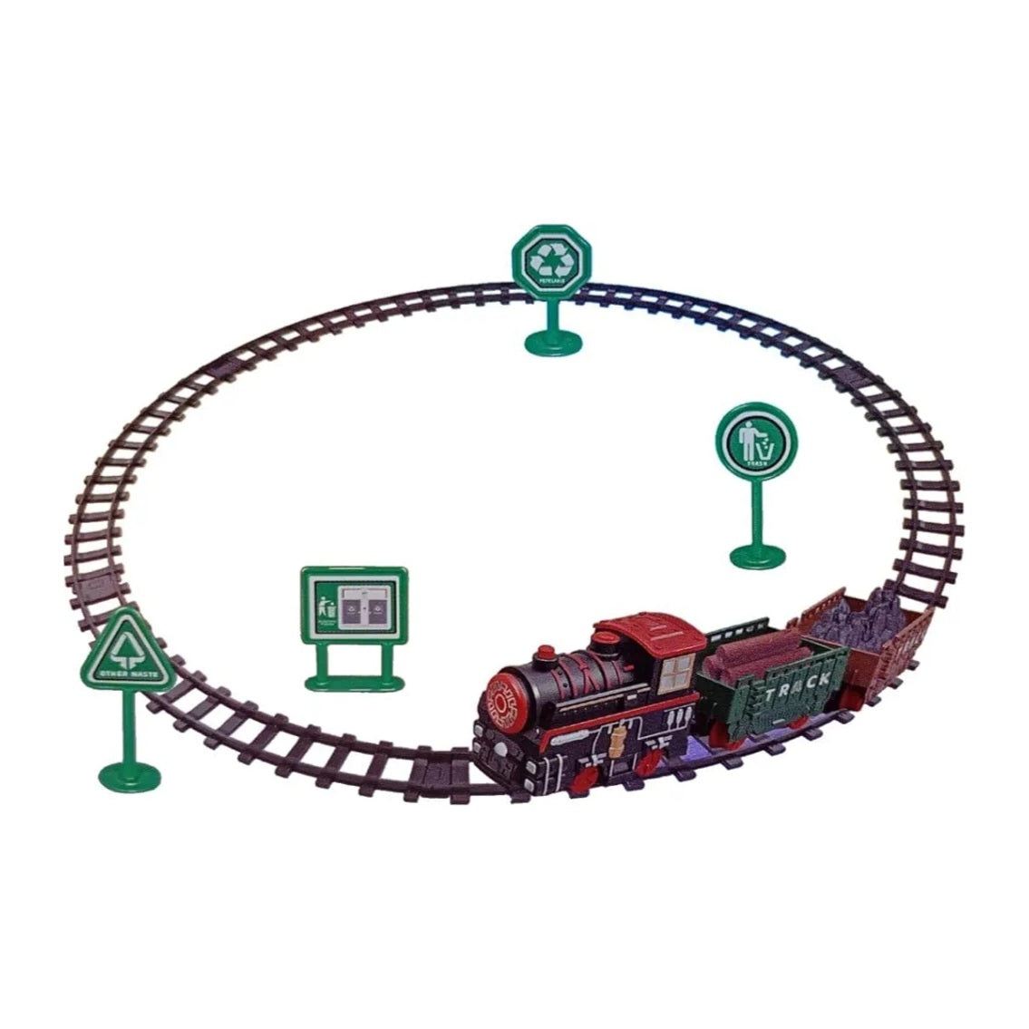 Lumo Wild West Diy 18pcs Wild West Musical Train Set