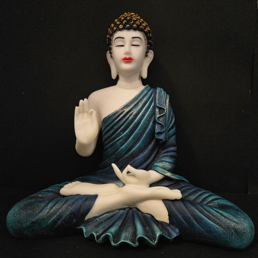 Meditating Blessing Buddha Statue Figurine Decorative for Home & Office