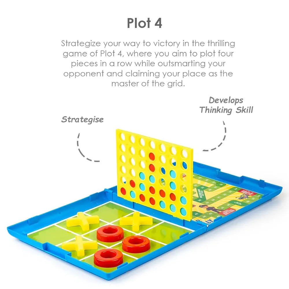 Classic Games 11 in 1 Table Top Family Board Games for Kids & Adults