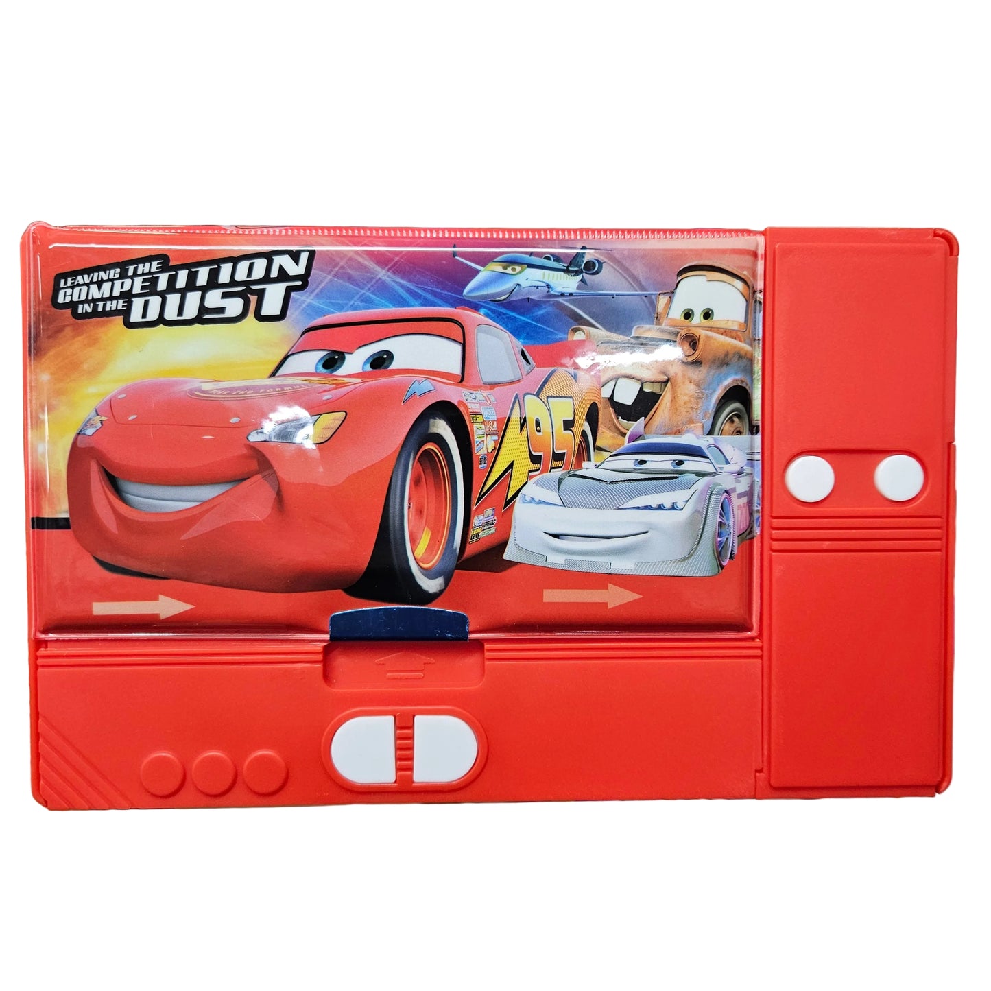 Cartoon Characters themed Jumbo Pencil Box Multifunction Double Sided Geometry Box for Birthday Geometry Box