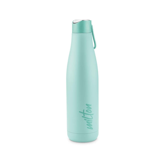 Milton Fame 800 Insulated Inner Stainless Steel Water Bottle with Spout Lid, 1 Piece, 740ml, Pink| Easy Grip | Leak Proof | Hot or Cold | School | Travel Bottle
