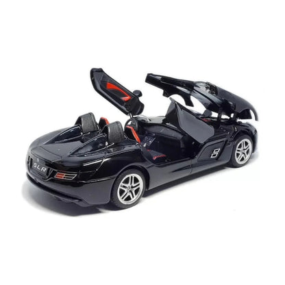 Mercedez Maclaren SLR Coupe die cast Metal car 1:32 Scale Model with Light & Music(Engine Sound) for Kids and Adults Open Hood