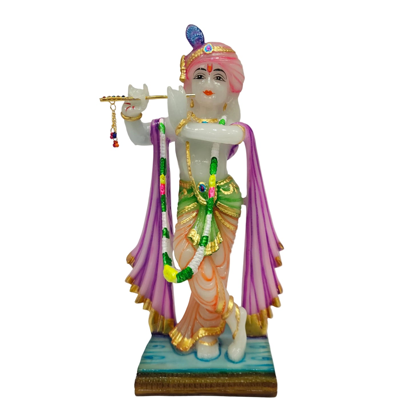 Marble Beautifully Handicraft & Design Lord Krishna Idols Statue Figurine