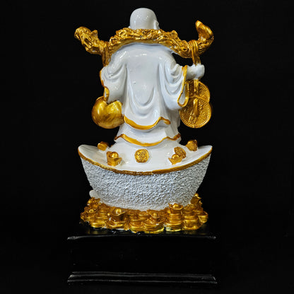 Laughing Buddha Handicraft Home Decorative Showpiece/Feng Shui Idol, Perfect for Bedroom,Office Table Decor,Gifts Item for Home Decorative Showpiece