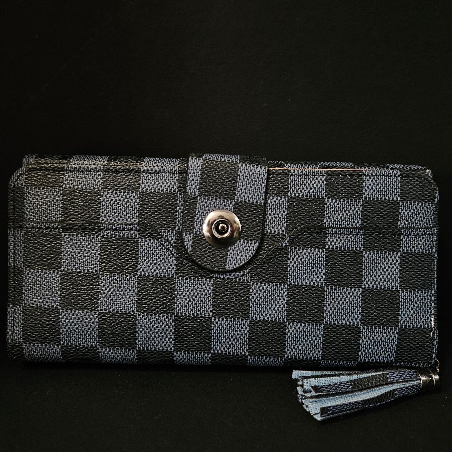 Leather Thin Slim Wallets for Women with Zipper