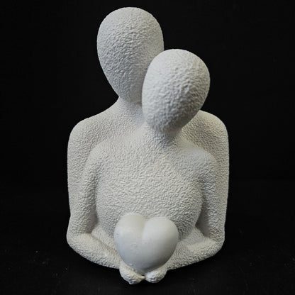 Happy love couples with heart hold posture showpiece Figurine for couples gifting,Anniversary gifting