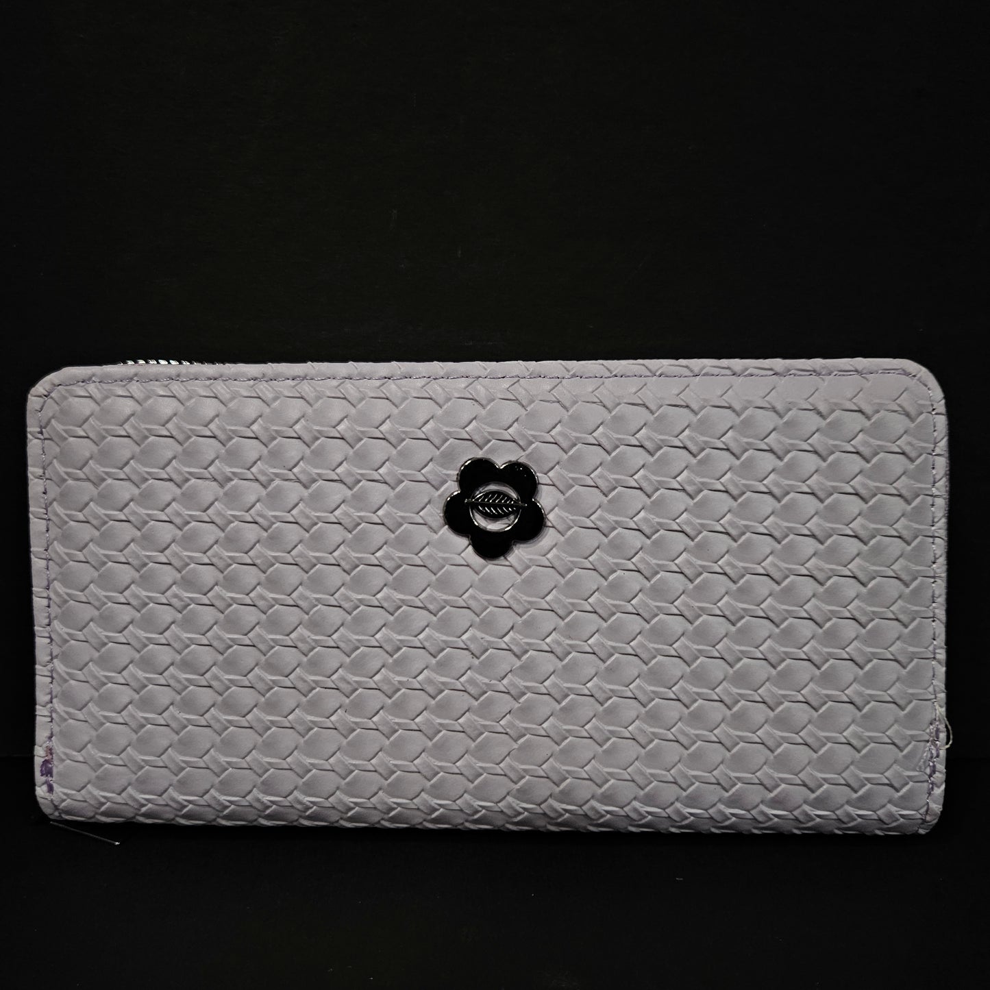 Leather Thin Slim Wallets for Women with Zipper