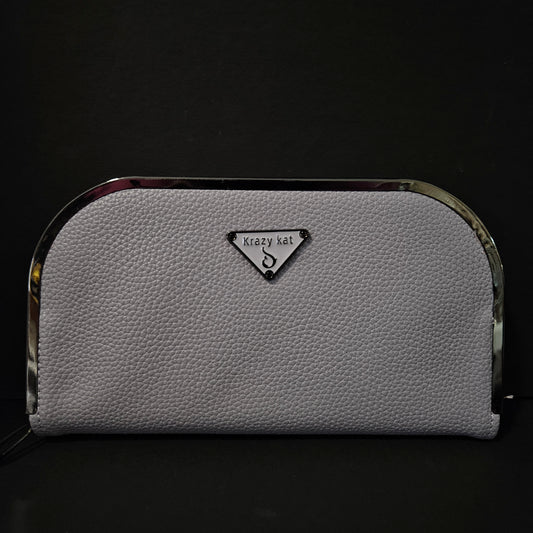 Leather Thin Slim Wallets for Women with magnetic Button