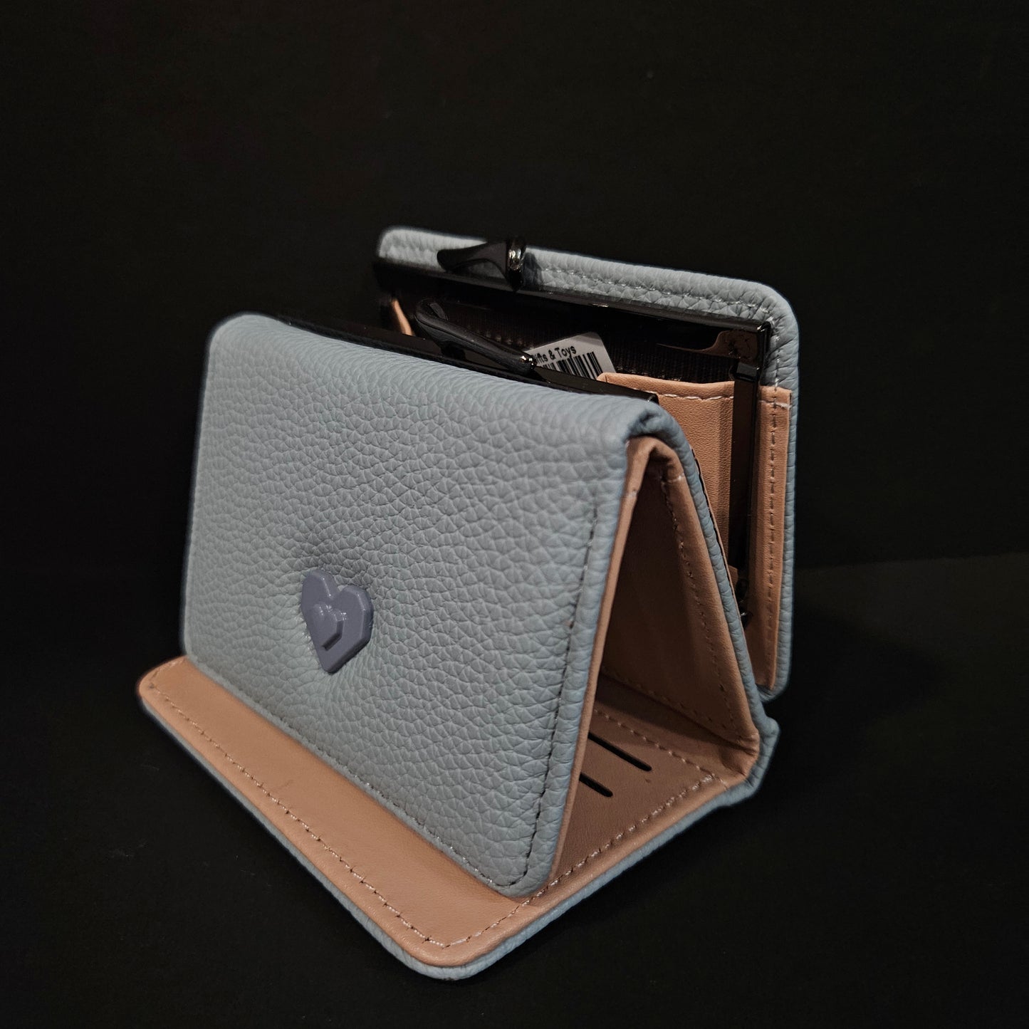 Cute heart puse for women's with multiple cash carry slots & cards holding slots easy to portable pocket wallet for women