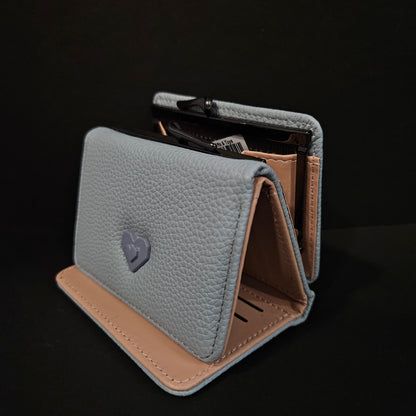 Cute heart puse for women's with multiple cash carry slots & cards holding slots easy to portable pocket wallet for women