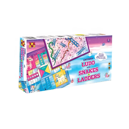 Classic Ludo with Snakes and Ladders Classic Board Game Family Fun and Party Game for Kids/Children
