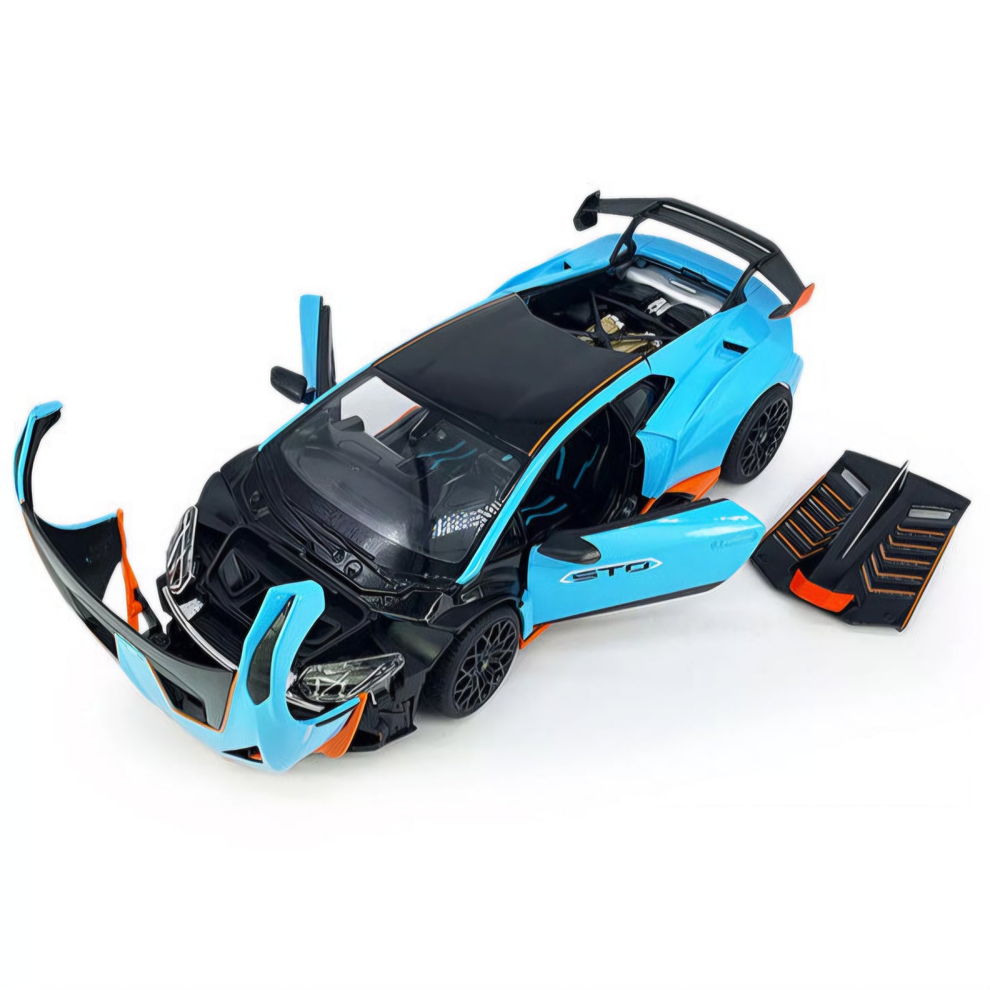 Metal Diecast Car Lights & Sound, Collectible Supercar for Kids and Adults