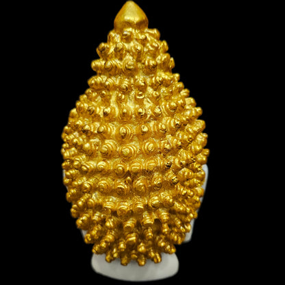 Buddha Head Face Showpiece Figurine Handcrafted Statue| for Home Room Office Desk | for Living Room Resin Gautam Buddha Idol & Figurine for House Gifts