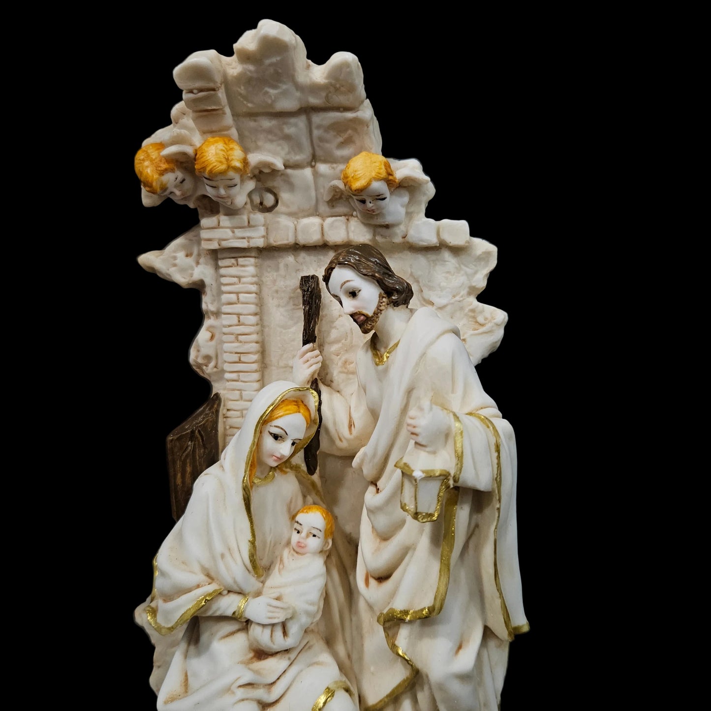 The Christian family with angels Statue Showpiece Figurine