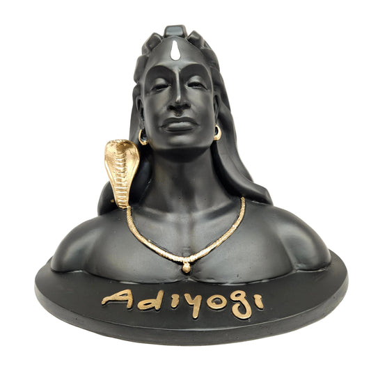 Adiyogi Shiva Statue for Car Pooja & Gift, Mahadev Murti, Idol, Lord Adiyogi Shankara for Home & Office Decor