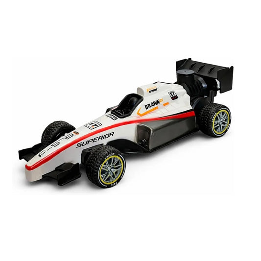 Supersonic Speed F1 Formula Racing Car, Remote Control, 1:14 Scale, Rechargeable USB-C, Real Smoke Effect, 4 LED Lights, 2.4GHz, Ages 4+