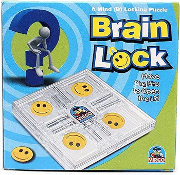 Brain lock move the Pins to open the lid a mind locking puzzle for 7 years above age