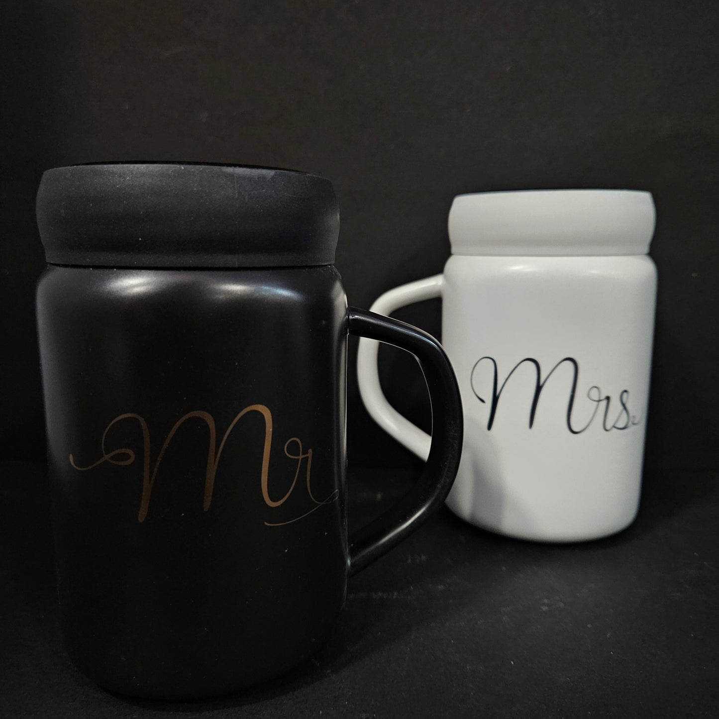 Mr & Mrs Ceramic Cups 2pcs cups set
