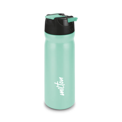 Milton umisteel Max 600 Insulated Inner Stainless Steel Water Bottle with Spout Lid, 1 Piece,500 ml,Easy Grip | Leak Proof | Hot or Cold | School | Travel Bottle