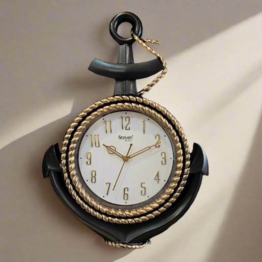 Beautiful Anchor Shape Designer Wall Clock for Office & Home