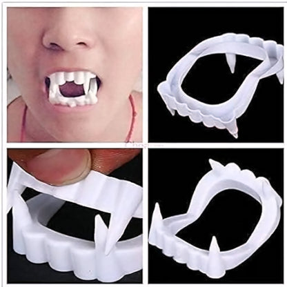 Vampire Teeth for All Ages for Halloween Party, Theme Party Novelty Practical Jokes and Trick Toys