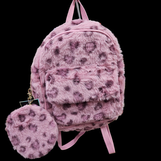 Premium soft fur backpack for kids