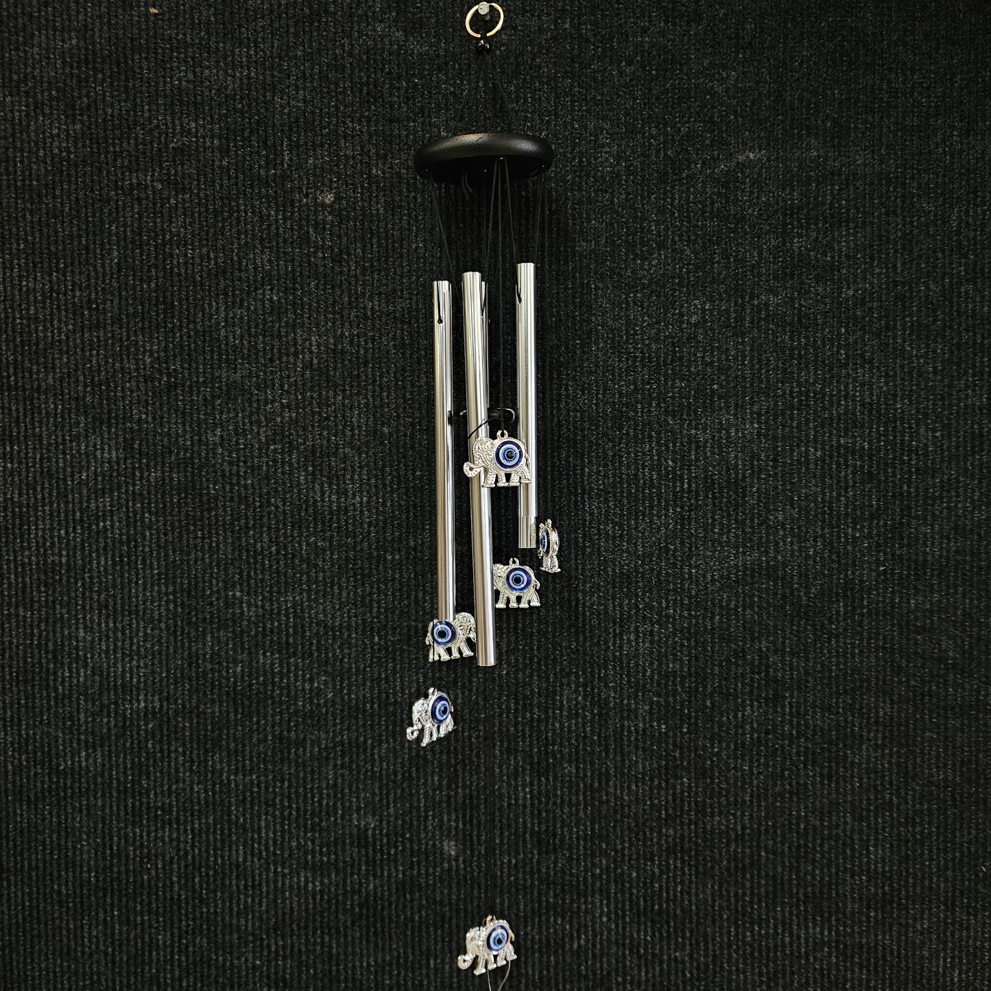 Evil Eyes & elephant Feng Shui Wind Chime for Bedroom Bell Wind Chimes for Bedroom Home Positive Energy Balcony Bedroom