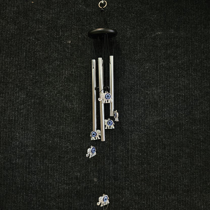 Evil Eyes & elephant Feng Shui Wind Chime for Bedroom Bell Wind Chimes for Bedroom Home Positive Energy Balcony Bedroom