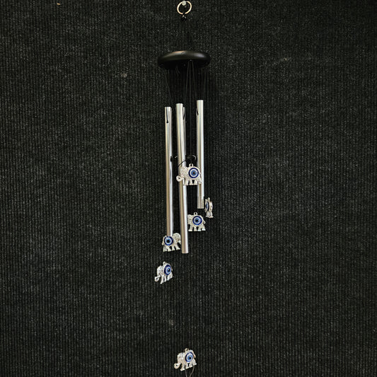 Evil Eyes & elephant Feng Shui Wind Chime for Bedroom Bell Wind Chimes for Bedroom Home Positive Energy Balcony Bedroom