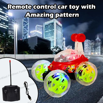Remote Control Car Toys for Kids, Monster Toy Truck, Friction Power Rock Crawler Toys for Kids Boys & Girls, 360 Degree Stunt Toy Vehicles for 3+ Year Old Boys