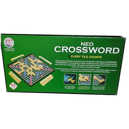Crossword Board Game | Big Size Spelling Game for Kids & Adult Multi-Player Board Game for Kids