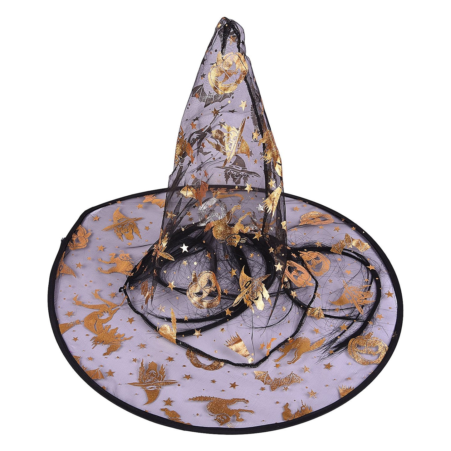 Halloween Steeple Witch Hat Classic Black Magic Cap Party Props Accessories Halloween