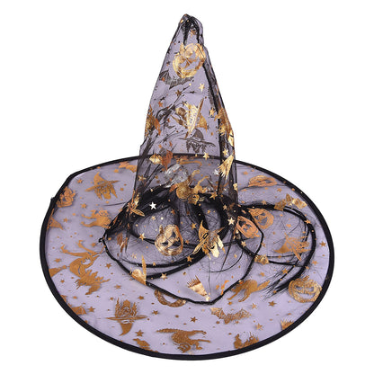 Halloween Steeple Witch Hat Classic Black Magic Cap Party Props Accessories Halloween
