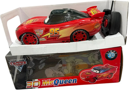 3D Lightning McQueen remote control high speed car