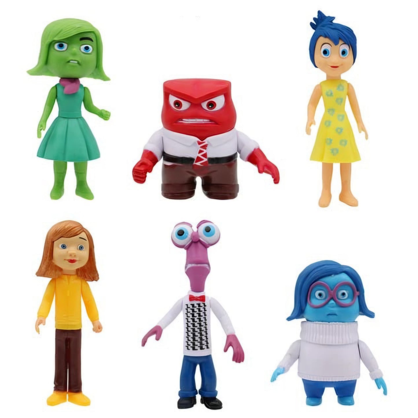 Inside Out 2 characters Action Figures set