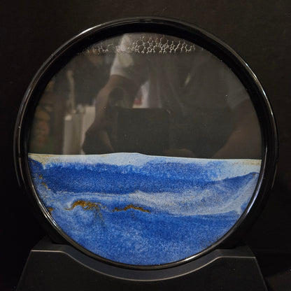 Mobile sand Painting simpleand versatile manual 360 degree rotation high degree transparent