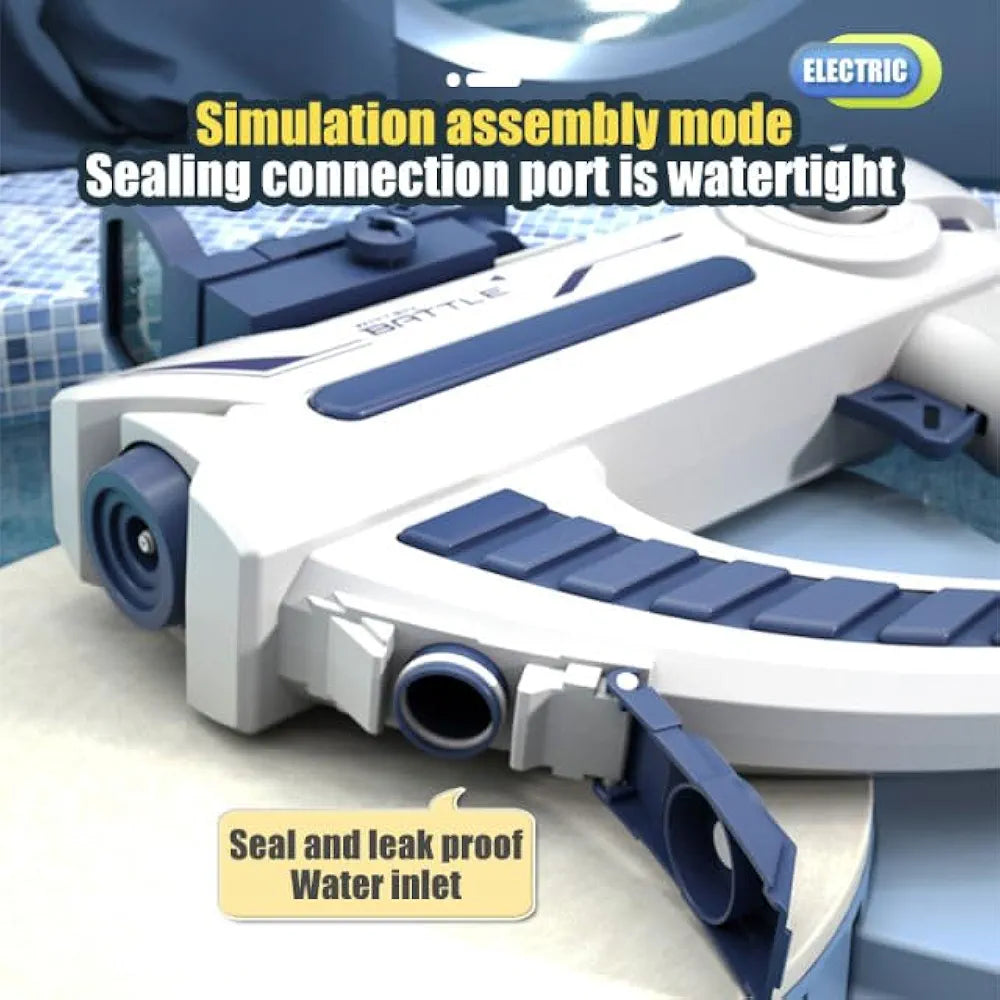 Space Electric Water Gun – Powerful Automatic Squirt Gun for Kids, Continuous Firing Water Blaster for Holi, Summer, Beach & Pool Fun Long-Range Water Gun Toy
