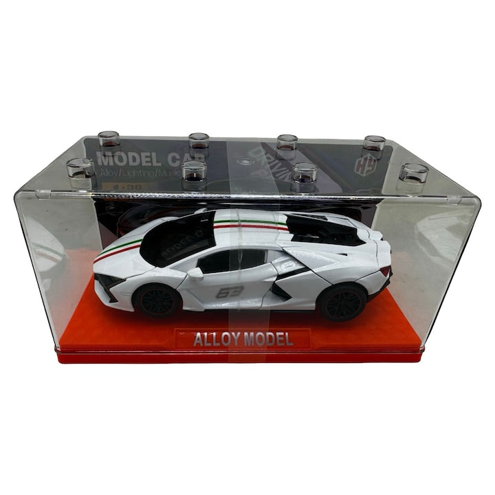 Metal Diecast Car Lights & Sound, Collectible Supercar for Kids and Adults