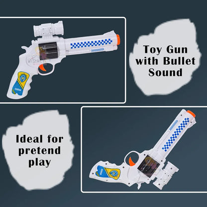 Toy Gun with Flashing Lights for Kids, Light Toygun with Blasting Sounds, Pretend Play Toy Gun for Kids, Toy Sound Gun for Children, Gifting Toygun for Kids 6 Years+