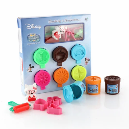 Disney Creative Dough Clay Creation With 6 Colourful Clay & Sculpting Figures