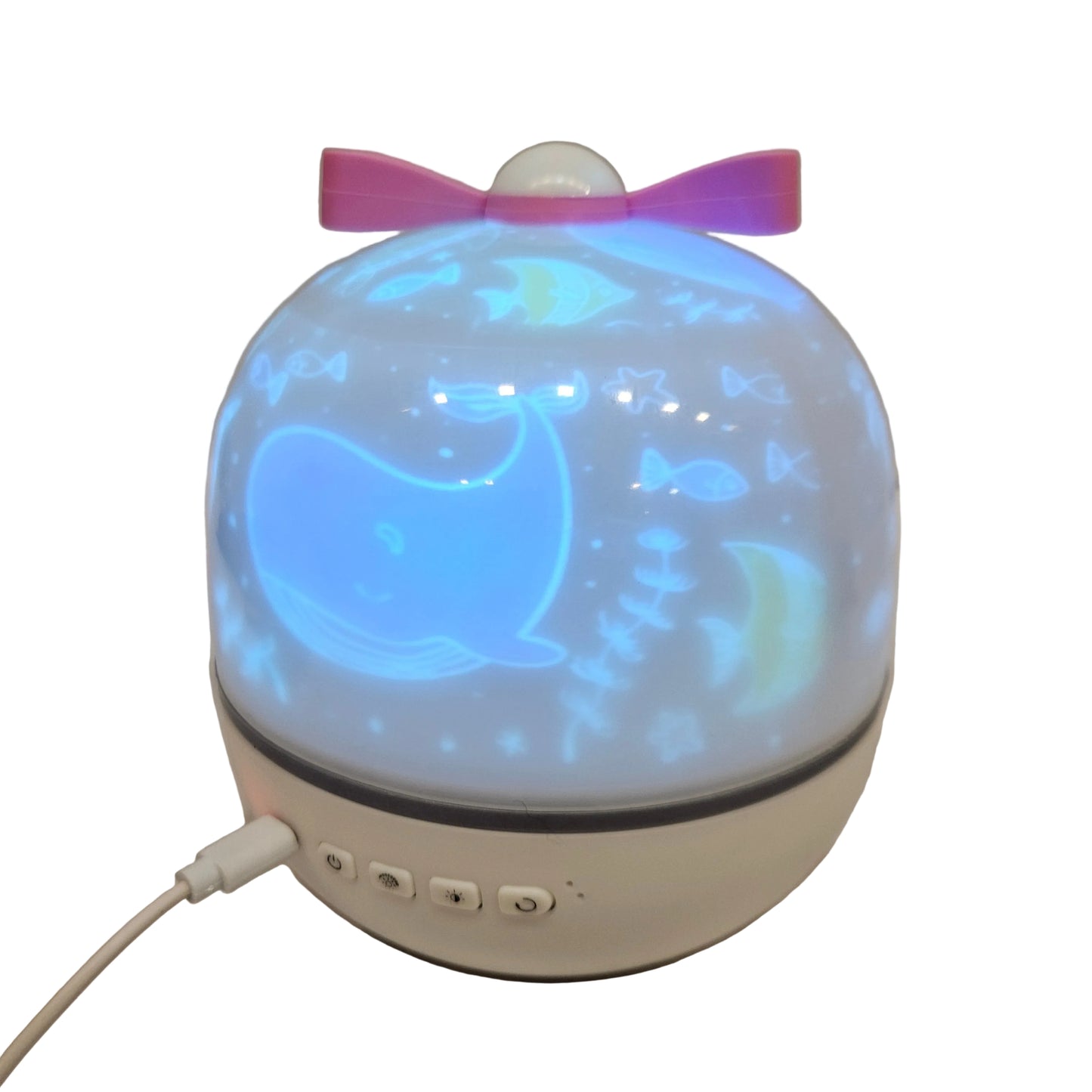 Plastic Starry Sky Projector Lamp, 360° Rotating 6 Different Projection Films LED Baby Night Light USB Charging Star Light Projector for Birthdays Halloween Christmas Gifts Bedroom Decoration