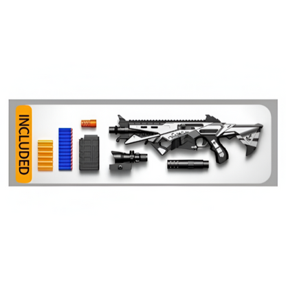 Lumo Brilliant Submachine Surge Gun for Kids above 6 years old