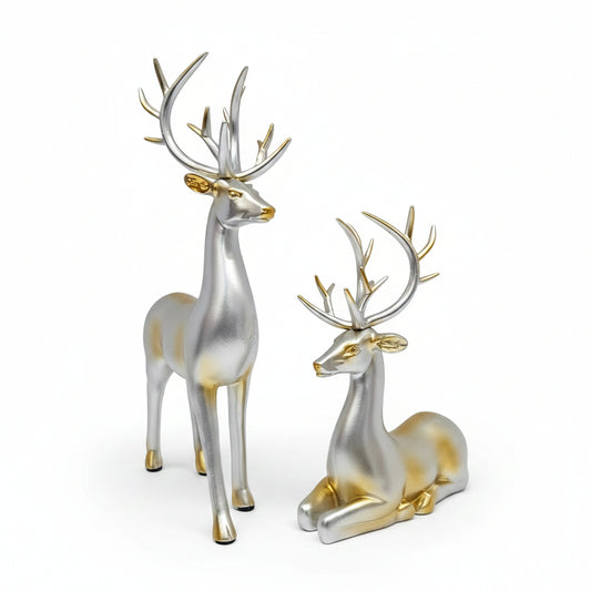 Decorative Showpiece Ornament Home Elk Decoration Tabletop Deer Adornment Tabletop for home/Office Decoration