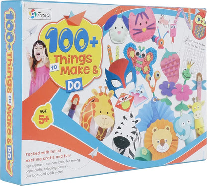 100+ Things make & Do packed with full of exciting crafts and fun World Awareness, Sensory & Motor Skills, Creativity & Imagination, Development and Logical Thinking.