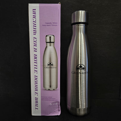 Green kivvi Vacuum cola Bottle double wall hot&Cold Stainless Steel Water Bottle