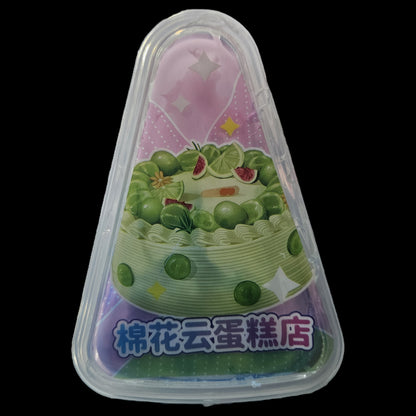 Pastry cake piece Shaped premium  quality slime for kids