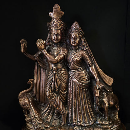 Radha Krishna Idol Art Wedding Gift for Couples - for Home, Living Room, Office, Puja, Entrance Decoration