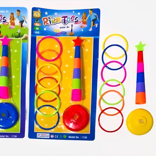 Lp toys Ring Toss Game A games with multiple color rings it improves aiming skills to your children for kids above 3 years above