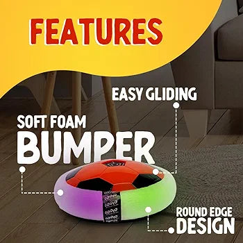 Football sport series indoor use Hovers on a cushion of air soft foam bumper for great